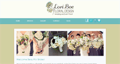 Desktop Screenshot of loriboefloraldesign.com